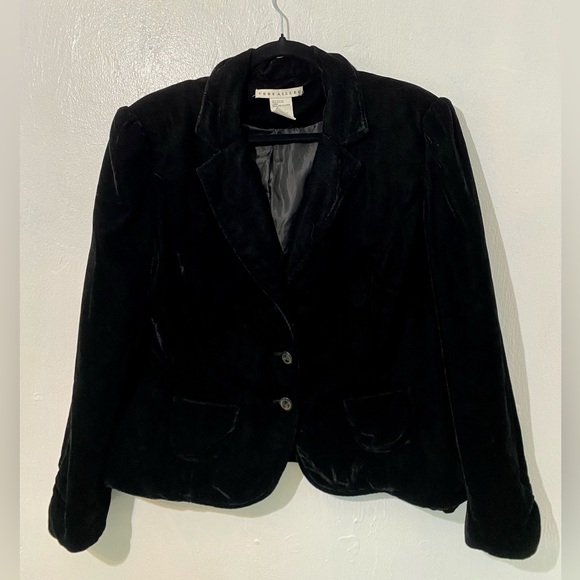 Versailles Jackets & Blazers - Vintage Versailles crushed velvet 80% rayon retro jacket.Size 14